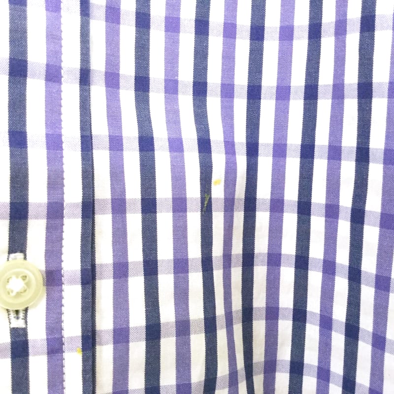 Tommy Hilfiger Logo Embroidered Check Long Sleeve Shirt 2XL Blue Vintage