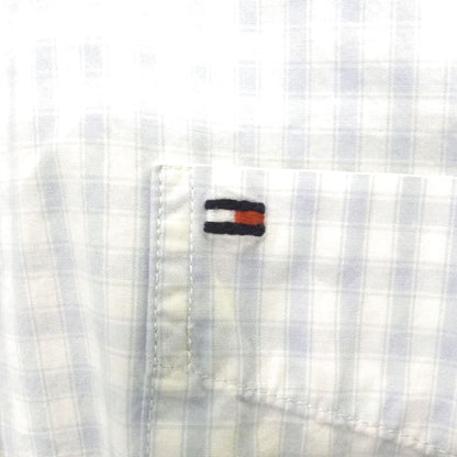 Tommy Hilfiger Check Long Sleeve Shirt Light Blue M