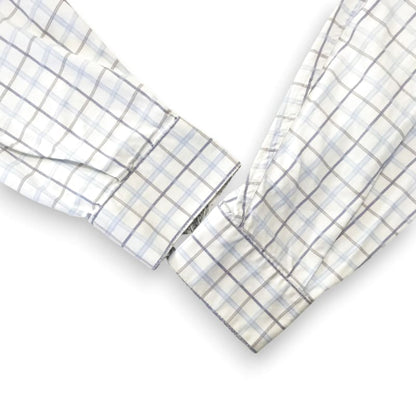 Tommy Hilfiger Check Button-Down Long Sleeve Shirt L Light Blue