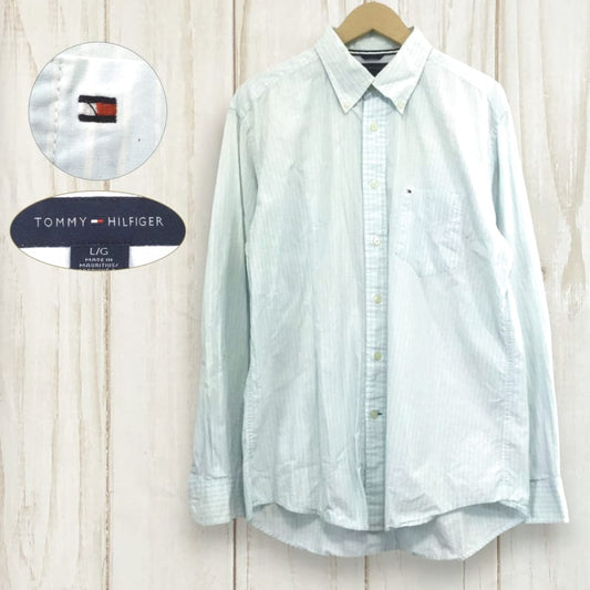 Tommy Hilfiger Stripe Long Sleeve Shirt L