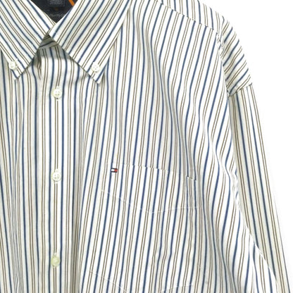 Tommy Hilfiger Multi Stripe Long Sleeve Shirt XL
