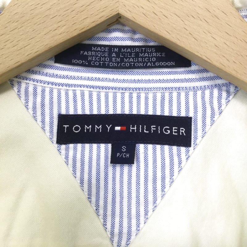Tommy Hilfiger Long Sleeve Button Down Shirt Yellow Size M