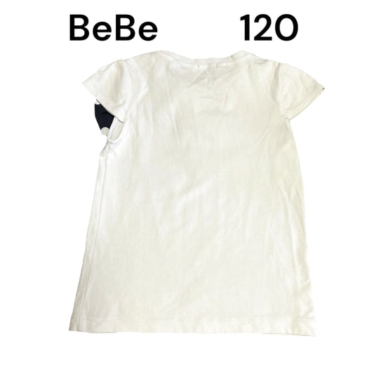 BeBe Polka Dot Ribbon T-Shirt Size 120