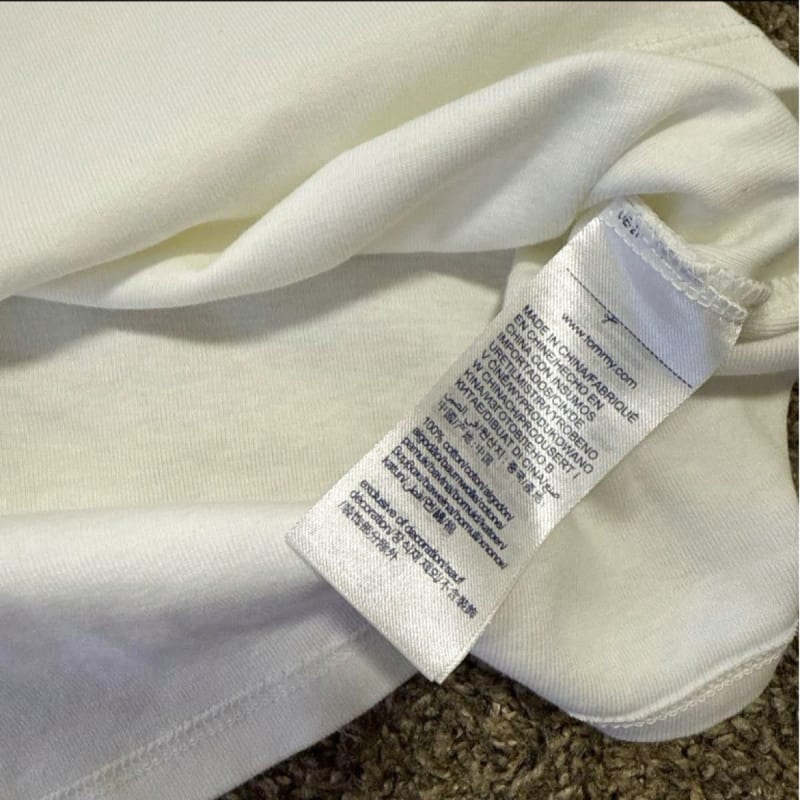 Tommy Hilfiger S T-Shirt White Short Sleeve Top
