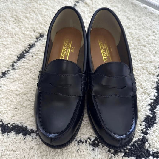 Black Loafers Shoes 22.5-23.0cm Almost New