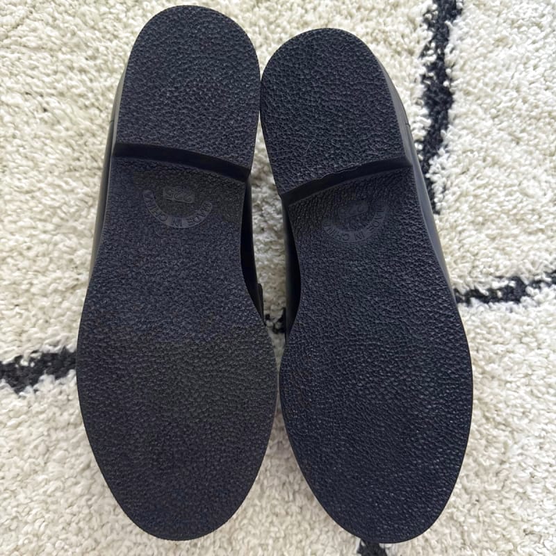 Black Loafers Shoes 22.5-23.0cm Almost New