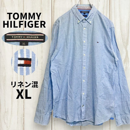 Tommy Hilfiger Long Sleeve BD Shirt Size XL