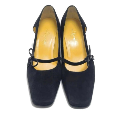 GINZA Kanematsu Pumps 23cm Black Suede