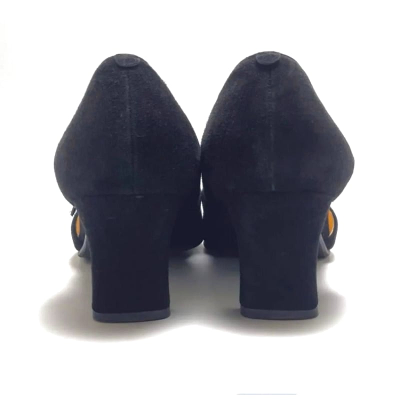 GINZA Kanematsu Pumps 23cm Black Suede