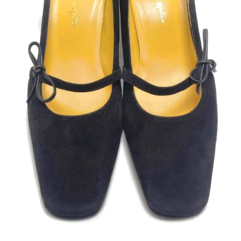 GINZA Kanematsu Pumps 23cm Black Suede