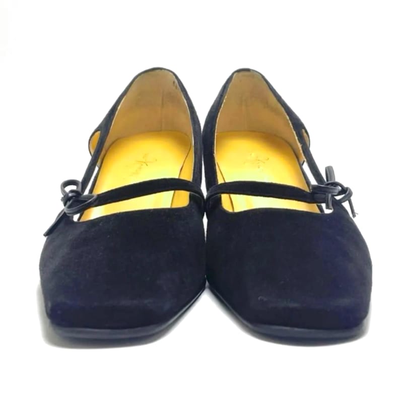 GINZA Kanematsu Pumps 23cm Black Suede