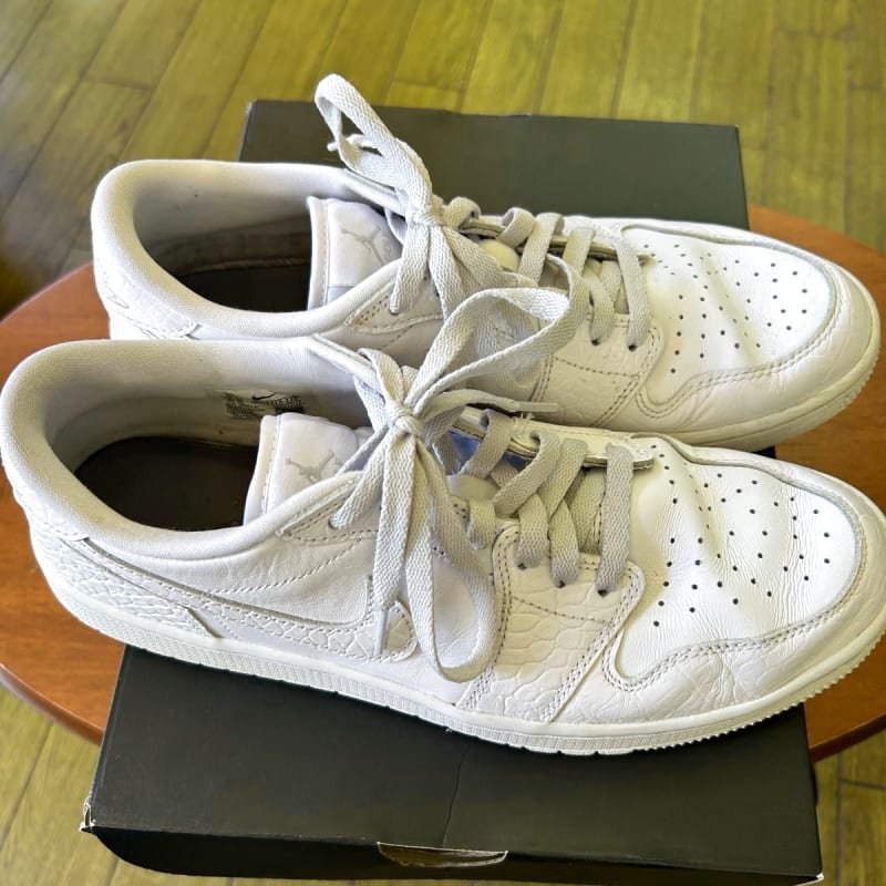 Nike Air Jordan 1 Golf 'White Crocodile' US10