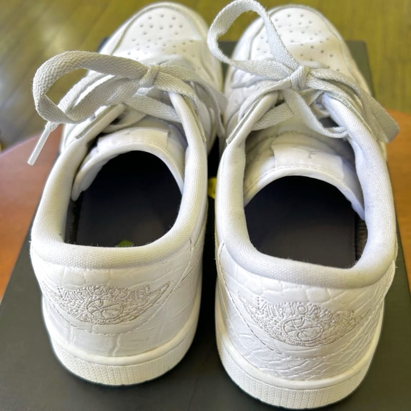 Nike Air Jordan 1 Golf 'White Crocodile' US10