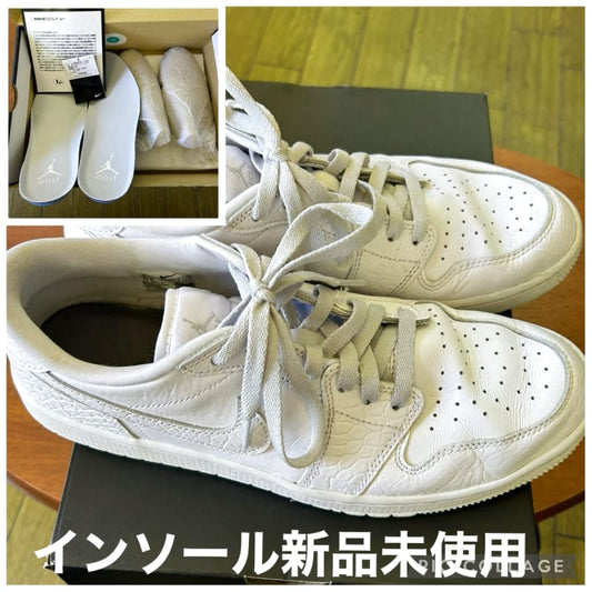 Nike Air Jordan 1 Golf 'White Crocodile' US10