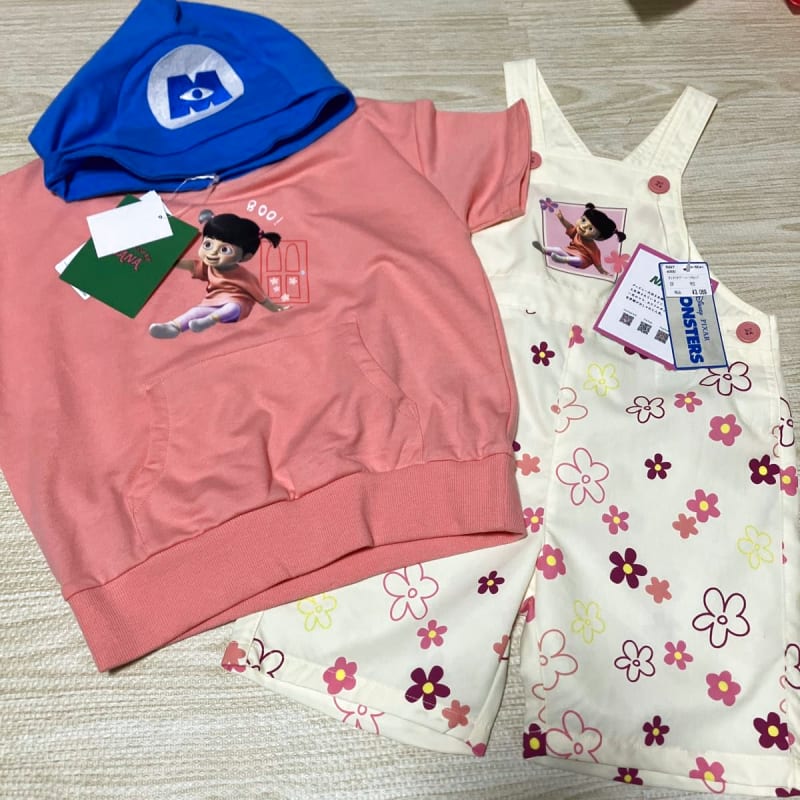 Monsters Inc Disney Boo Overall 100 New