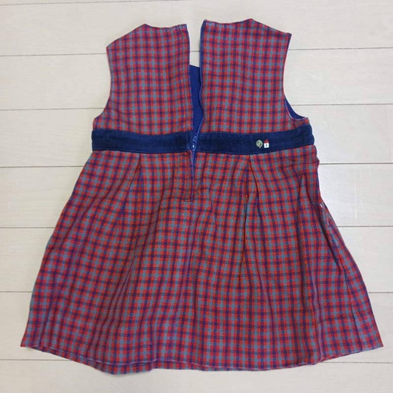 Familiar Checkered Dress 90cm