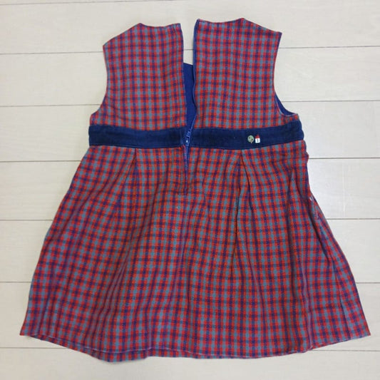 Familiar Checkered Dress 90cm