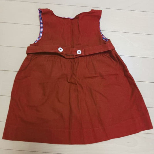 Familiar Jumper Skirt Red 90