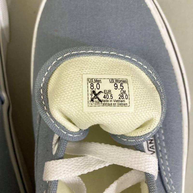 New Vans Sneakers Low Cut Gray 26.0cm