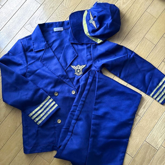 Pilot Costume Halloween 150cm Unisex