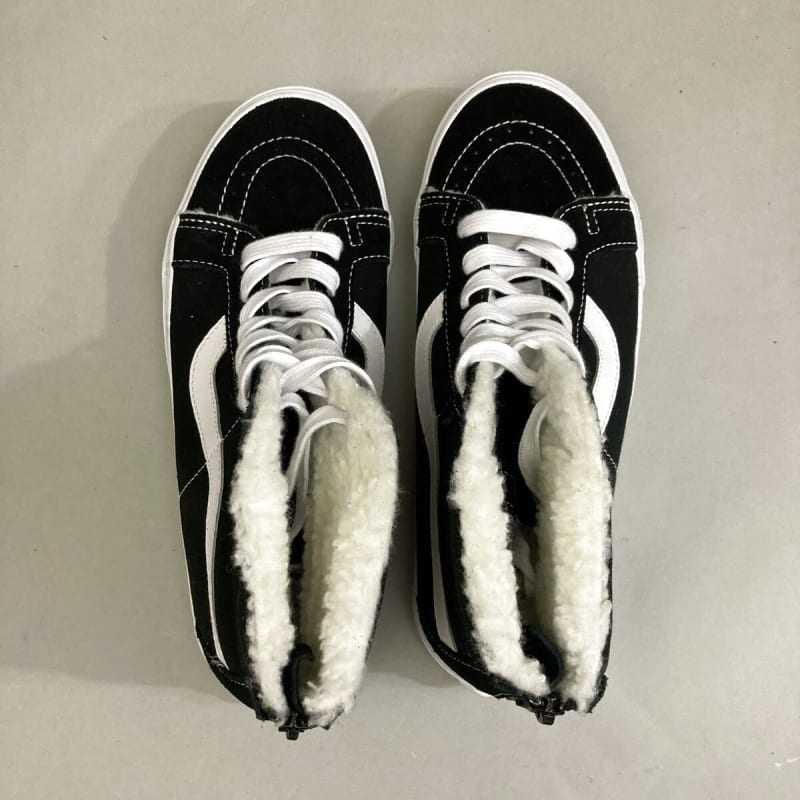VANS SK8-HI Surfline Fur Sneakers Black 26.5cm