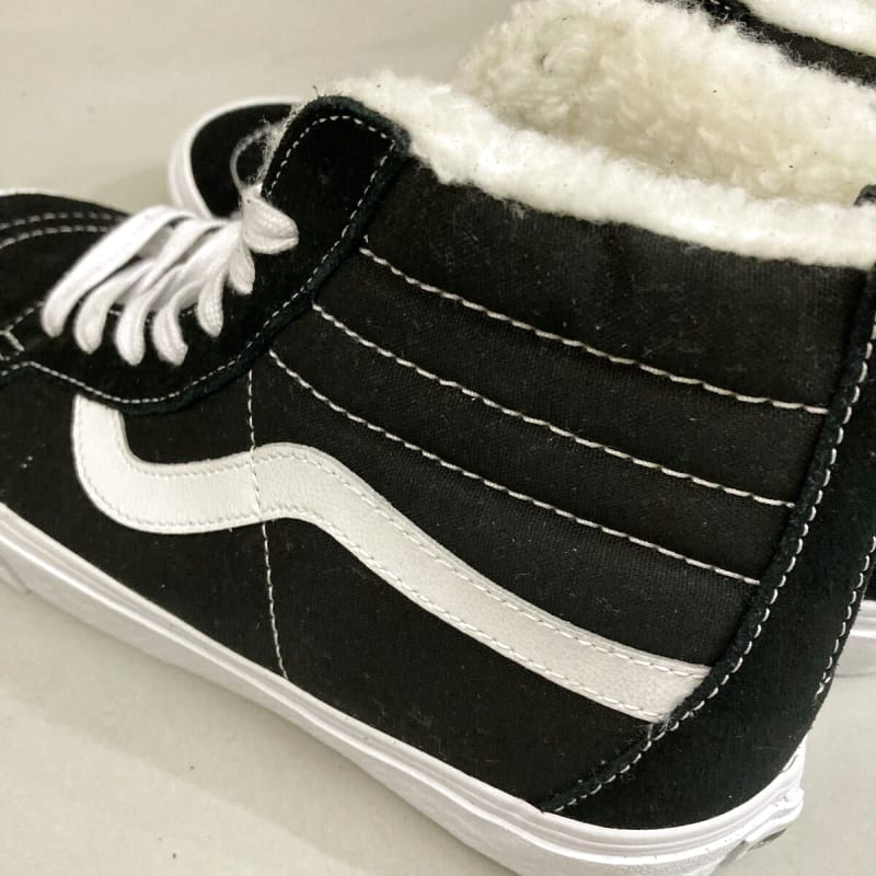 VANS SK8-HI Surfline Fur Sneakers Black 26.5cm