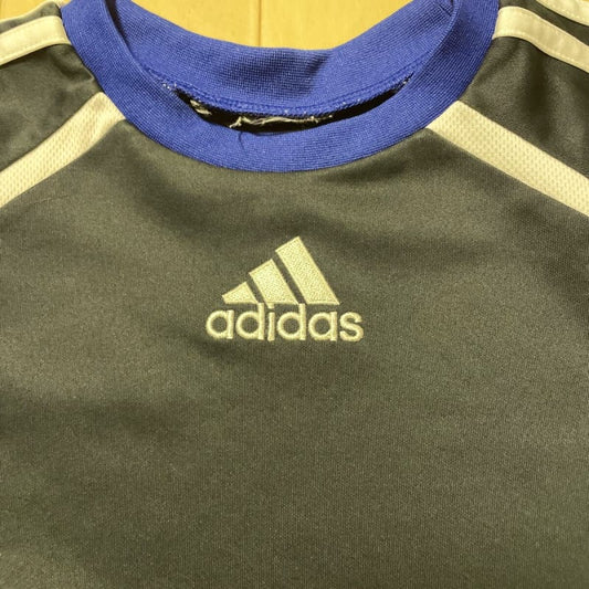 Free Shipping Adidas Long Sleeve Shirt 150cm Black/Blue