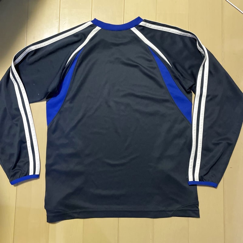 Free Shipping Adidas Long Sleeve Shirt 150cm Black/Blue