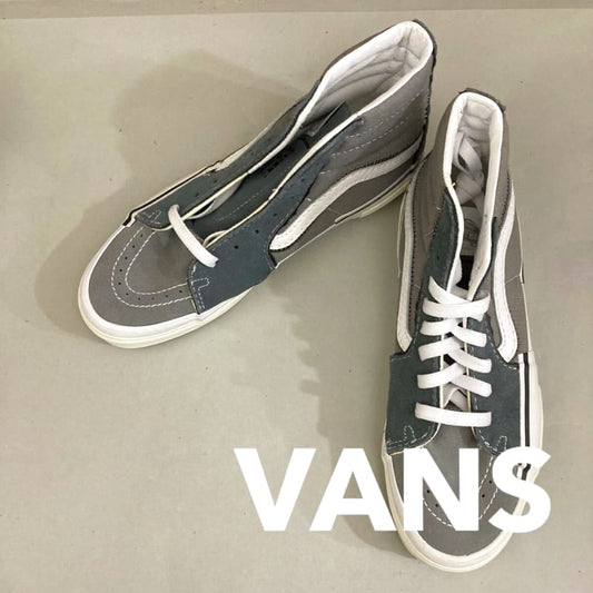 New Vans SK8-HI Skate High Sneakers Gray 26.5cm