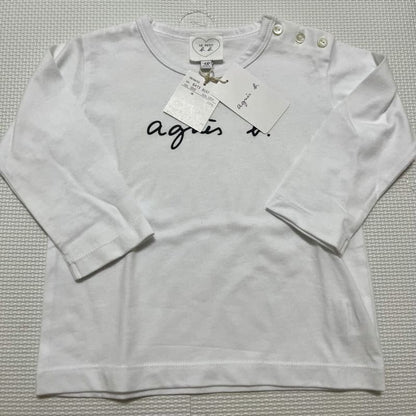 Agnes B. Long Sleeve Top White 18 Months