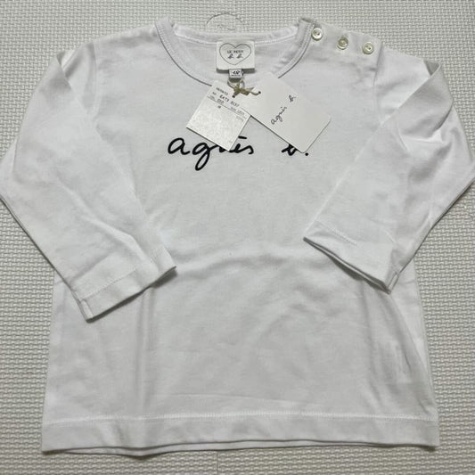 Agnes B. Long Sleeve Top White 18 Months