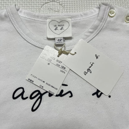 Agnes B. Long Sleeve Top White 18 Months