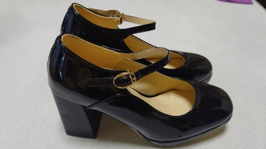 Black Strap Pumps Formal