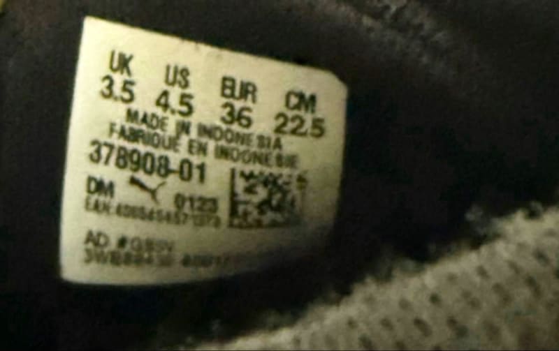 PUMA Speed Monster Running Shoes Black 22.5cm