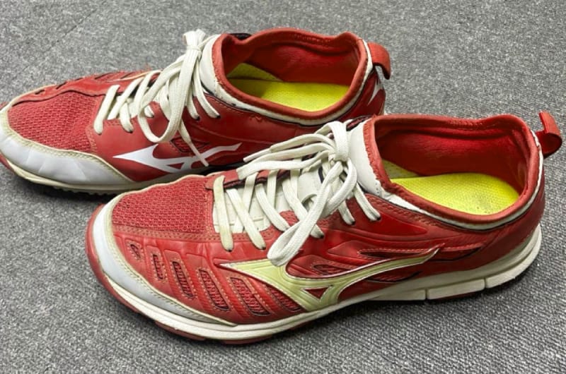 Mizuno Running Shoes 27.5cm Training Baseball Soft Sneakers Used