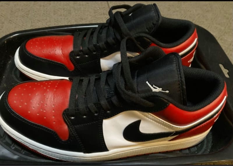 Nike Air Jordan 1 Low Bred Toe 27.5cm