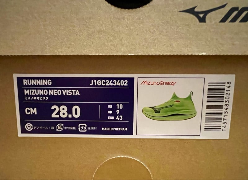 Mizuno Neovista Running Shoes 28.0cm