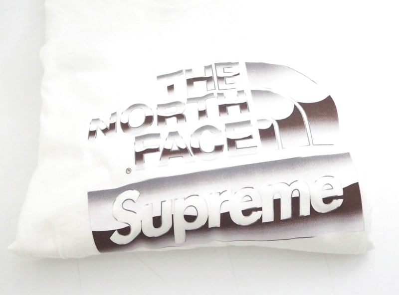 Supreme The North Face Metallic Logo T-Shirt White XL