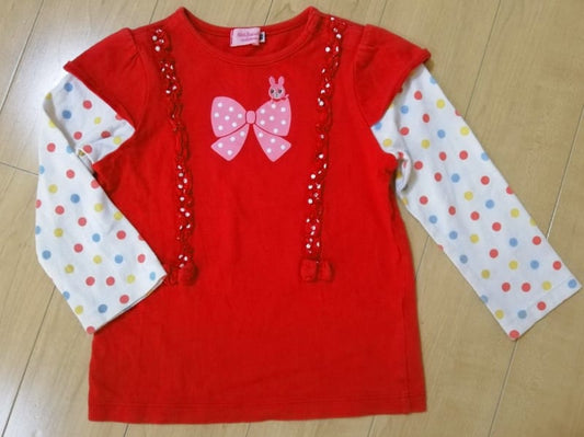 Miki House Long Sleeve T-Shirt Set 90cm
