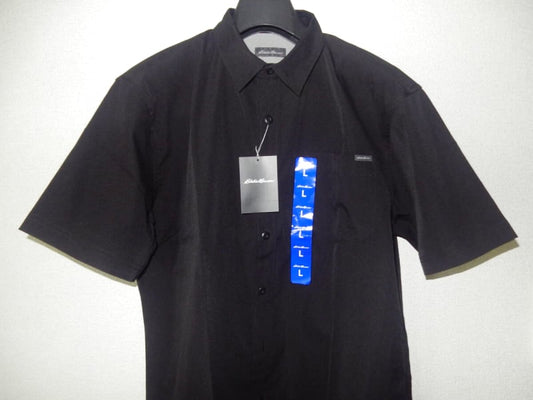 Eddie Bauer Short Sleeve Tech Shirt Black Size L