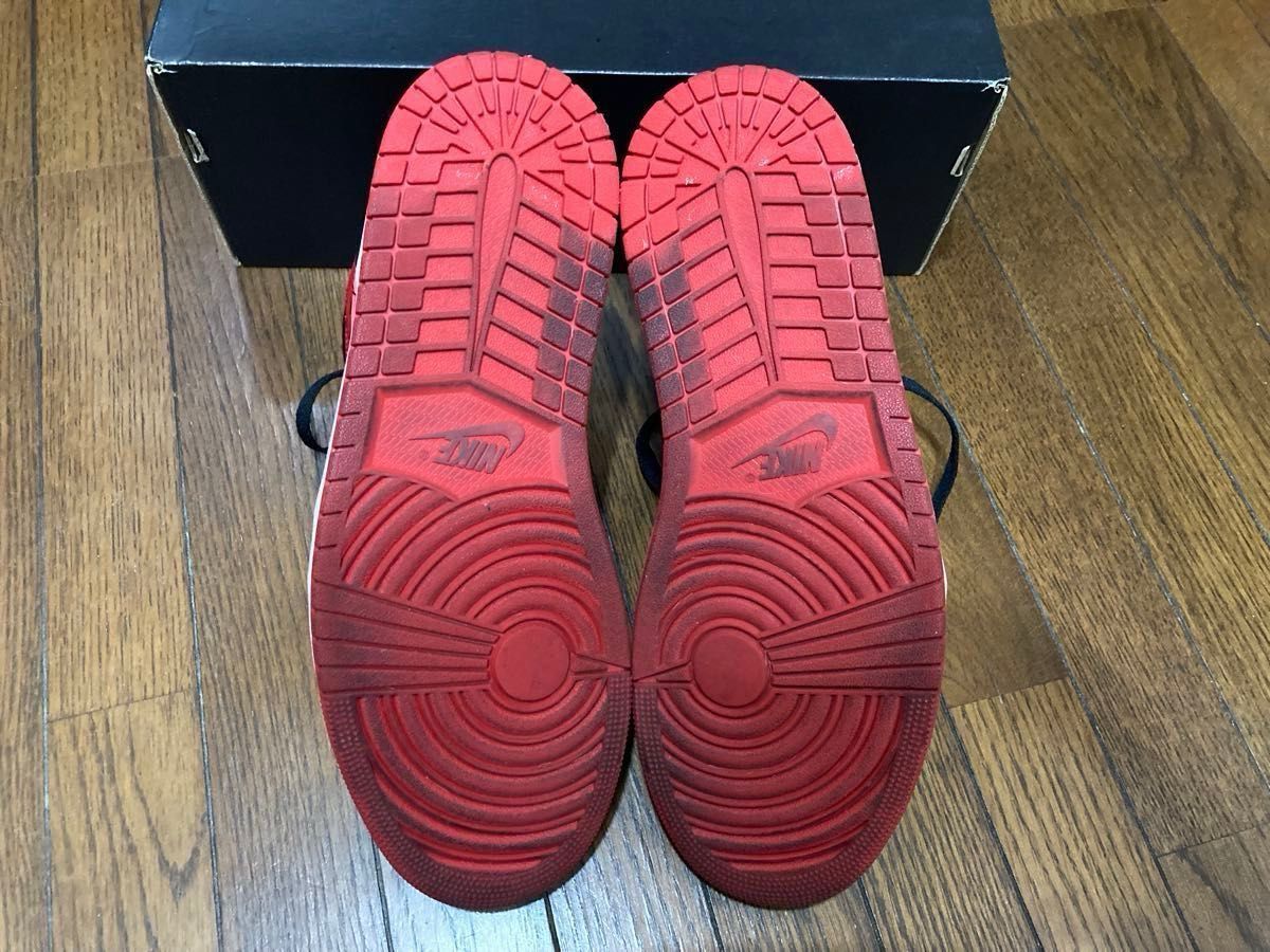 Nike Air Jordan 1 Mid Bred Toe 29cm Used
