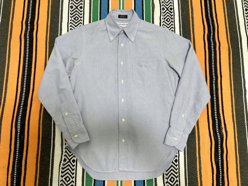 Free Shipping Individualized Shirts Oxford Button-Down Shirt 14H S Blue Vintage