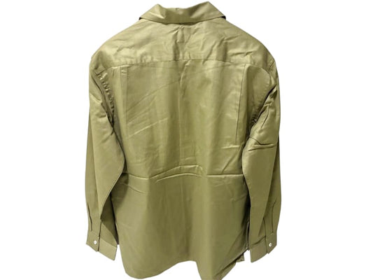 Takeo Kikuchi Casual Long Sleeve Shirt M Khaki