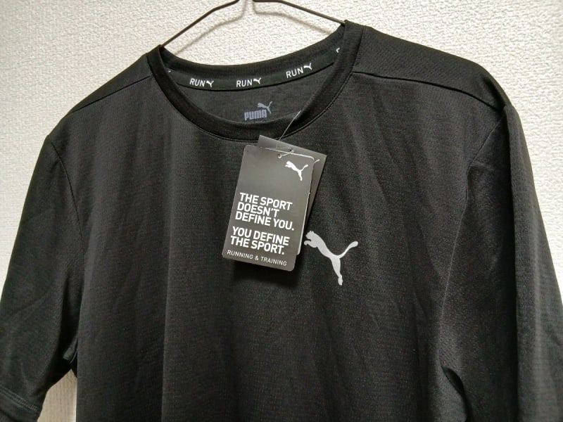 PUMA T-Shirt Black Size L New