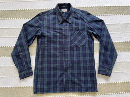Brooklyn Overalls Long Sleeve Check Shirt Size M