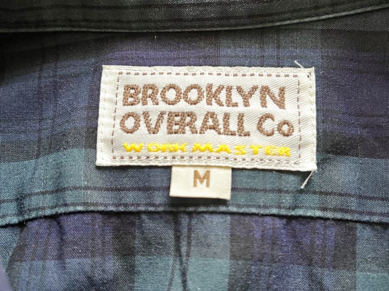 Brooklyn Overalls Long Sleeve Check Shirt Size M