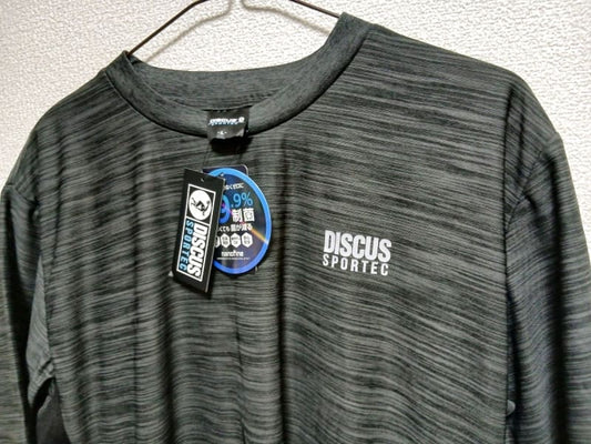New DISCUS SPORTEC T-Shirt D Gray L Size