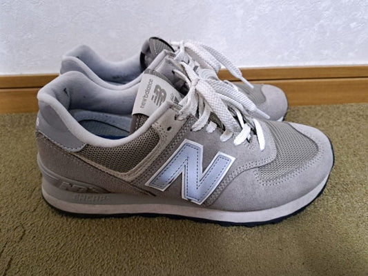 New Balance Sneakers 574 Gray 24.5cm