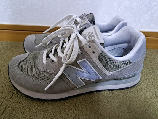 New Balance Sneakers 574 Gray 24.5cm