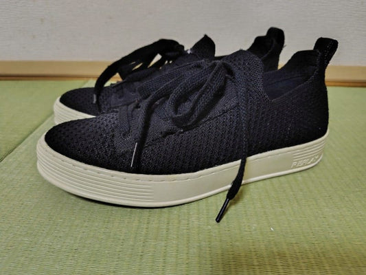 Replay Mesh Black Sneakers 24.5cm
